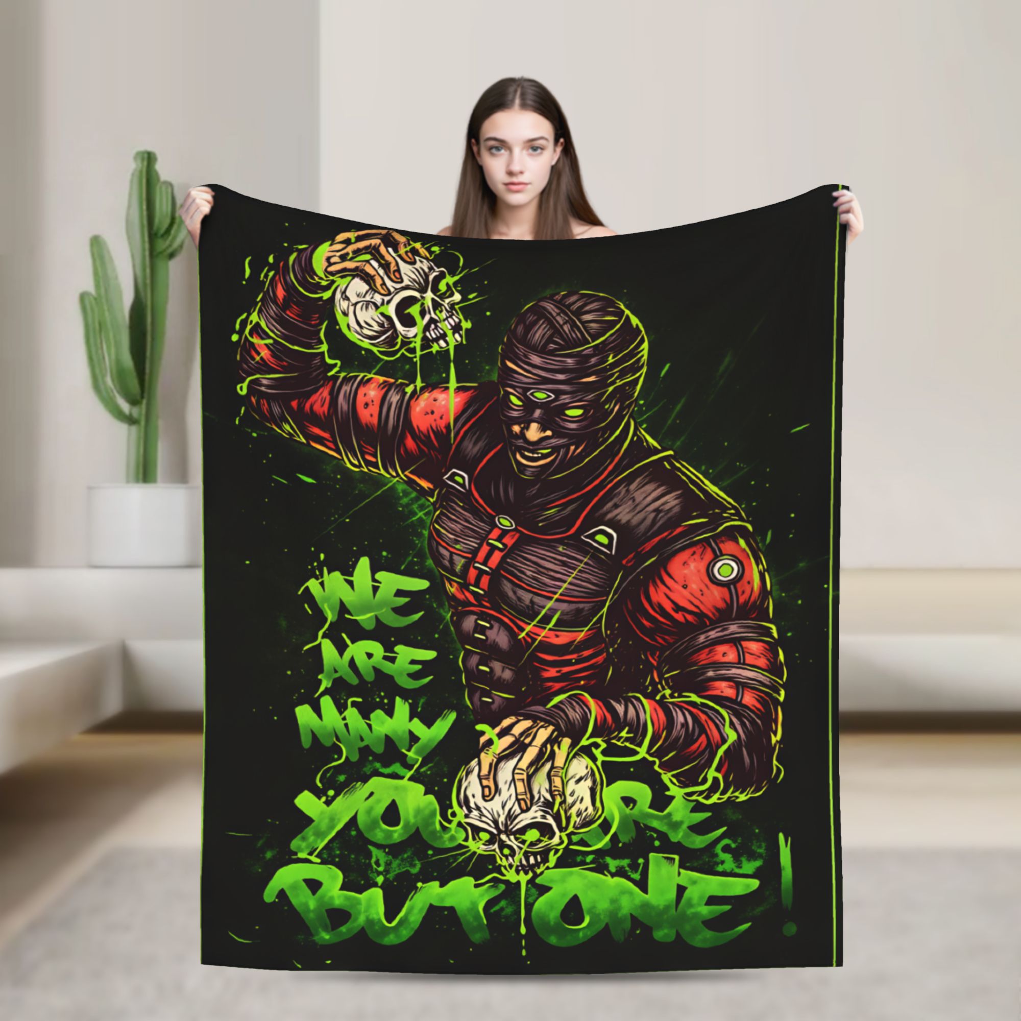 Kids Outdoor Gift Ideas - Combat Role 3D Print Plush Blanket
