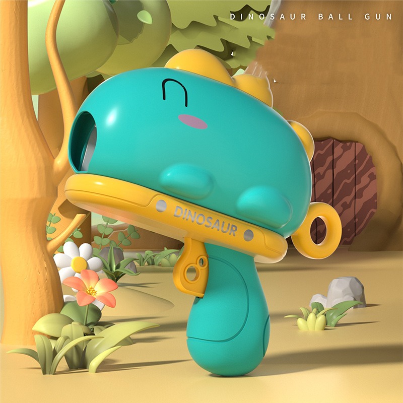 Kids Indoor Outdoor Games - Kids Dinosaur Gun Sticky Ball Toys