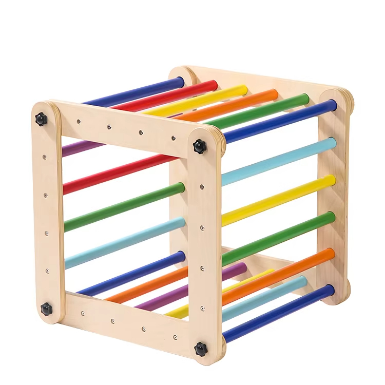 Kids Outdoor Jungle Gym - Jungle Gym Kids Outdoor Triangle Wood