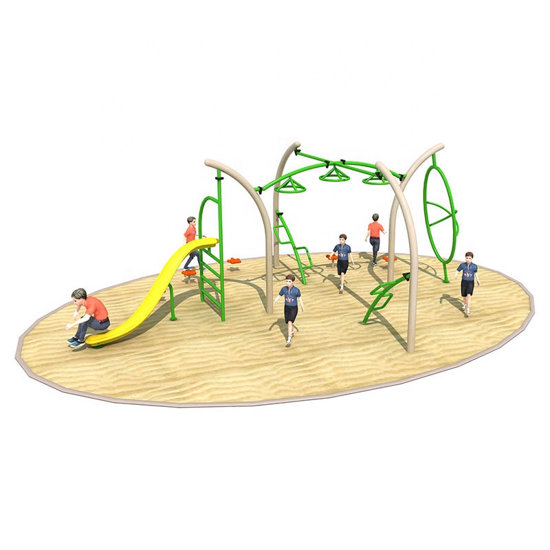 Kids Outdoor Jungle Gym - Metal Monkey Bars For Kids Outdoor