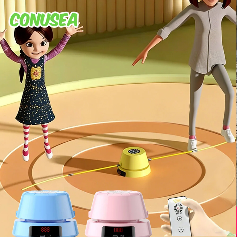 Kids Indoor Outdoor Games - Electric Rope Skipping Machine Automatic Remote