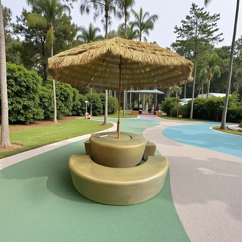Kids Outdoor Umbrella For Table - Modern Outdoor Round Table and Chair