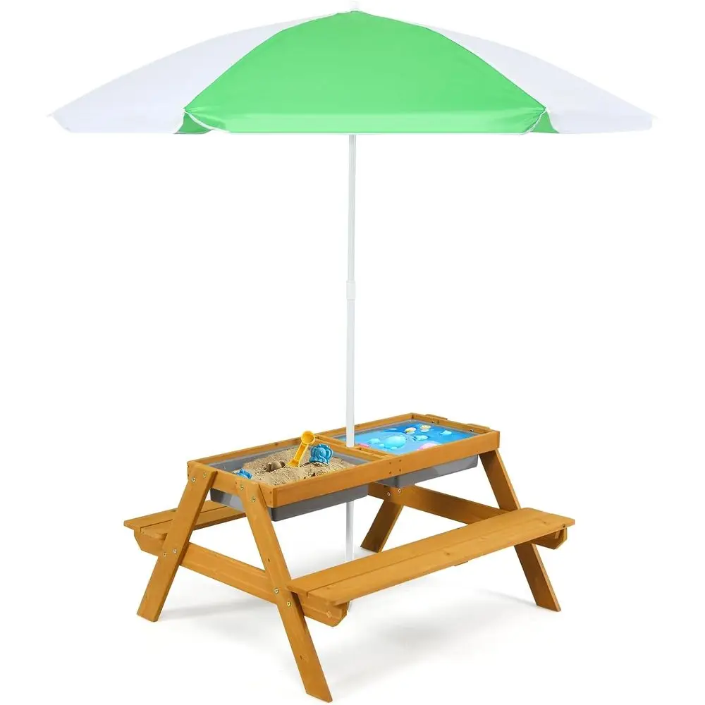3-in-1 Height-Adjustable Umbre - огляд і ціна Kids Outdoor Umbrella For Table