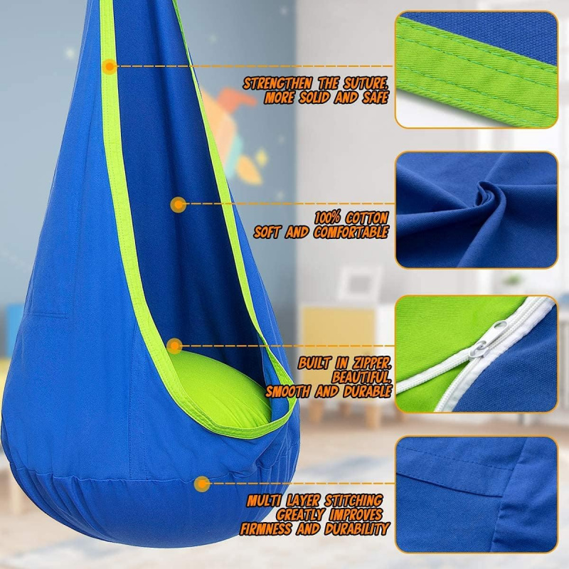 Children Hanging Pod Swing Ham - огляд і ціна Kids Outdoor Swing Chair