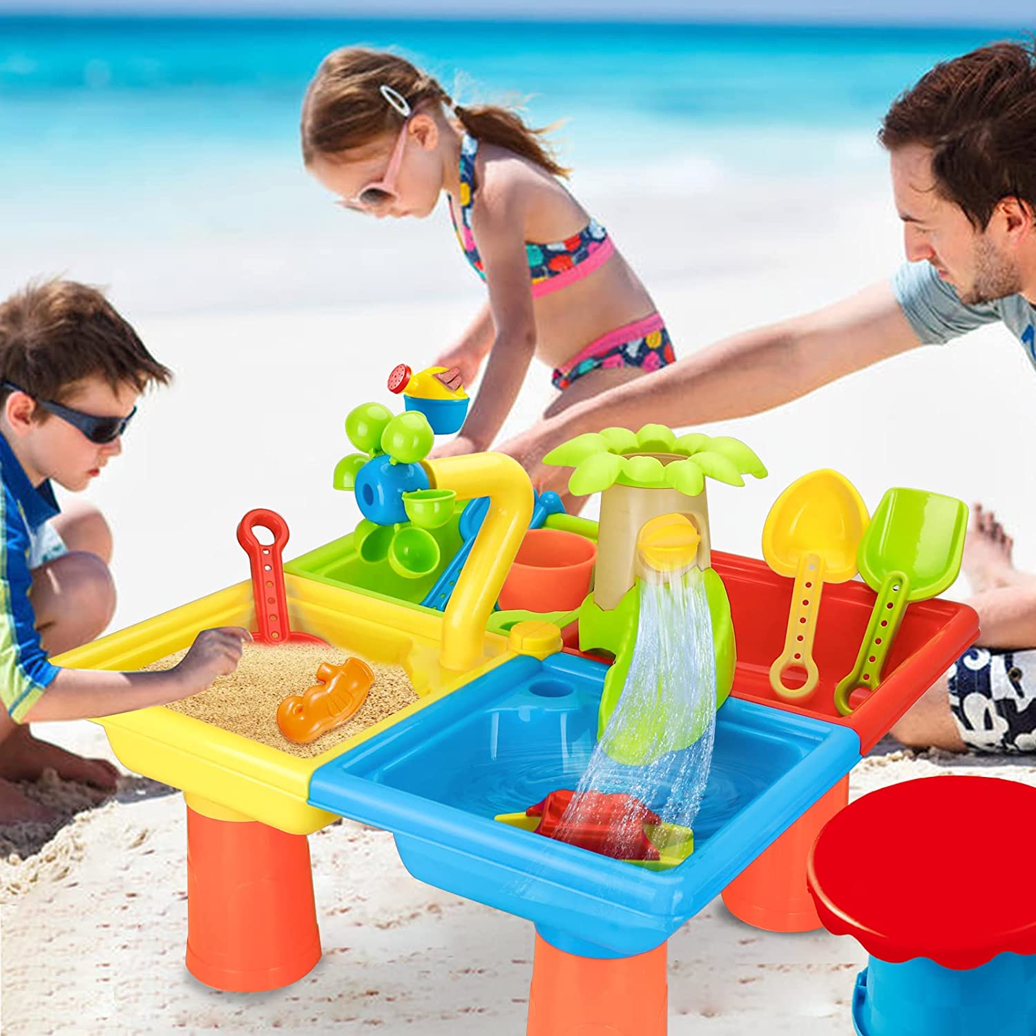 Beach Table Sand Play Toys Chi - огляд і ціна Kids Outdoor Table