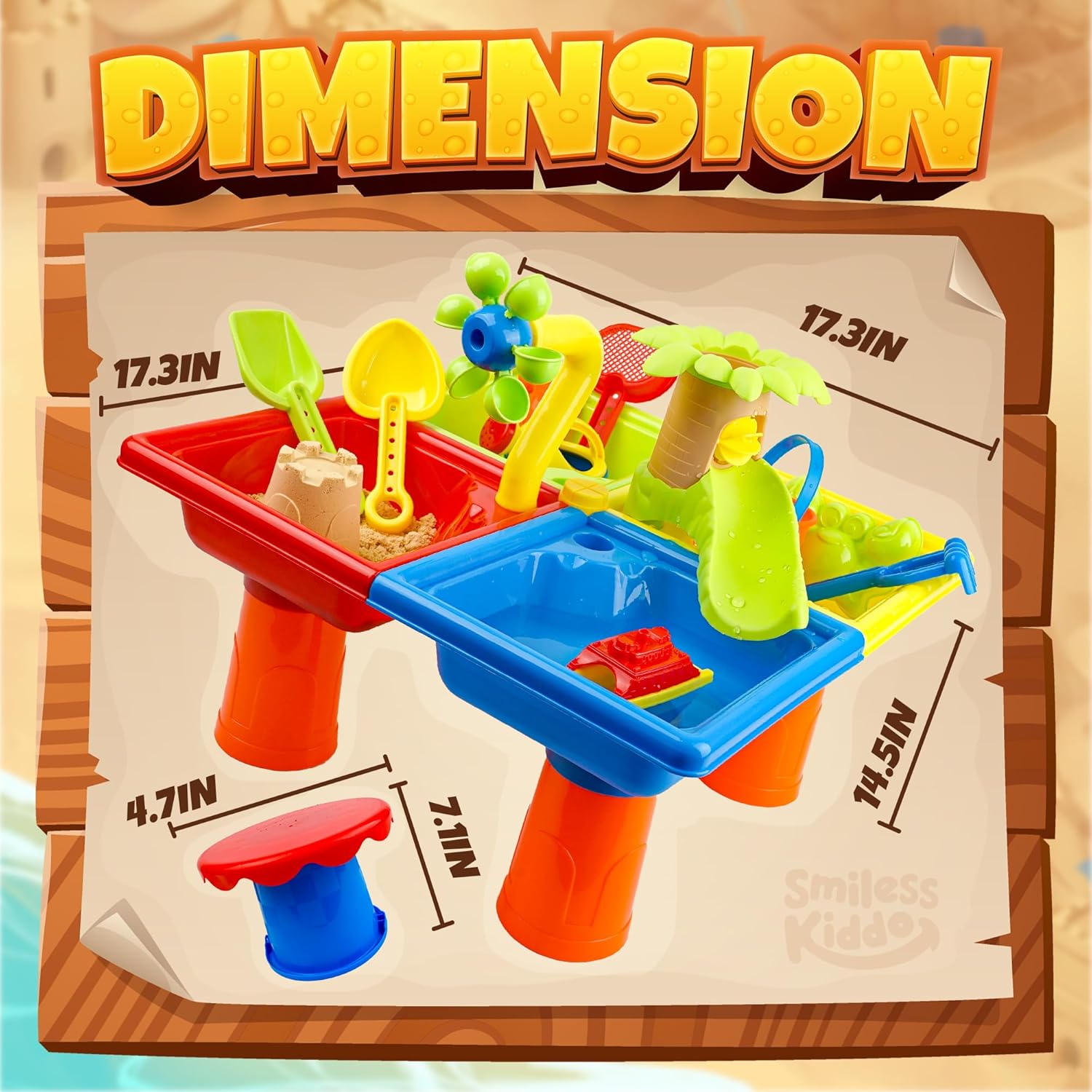 25 Pcs Summer Water Table for  - огляд і ціна Kids Outdoor Table