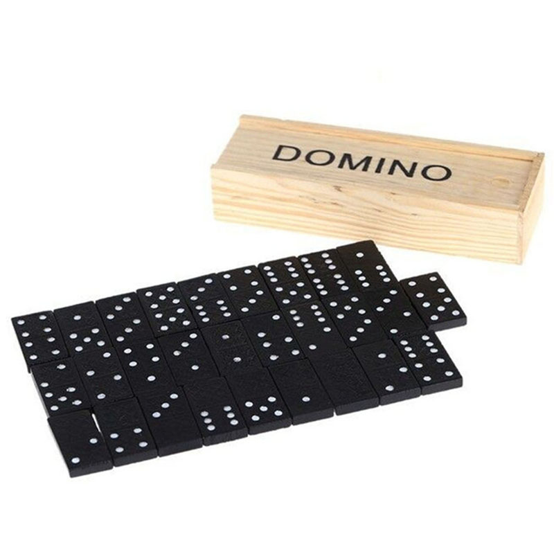28pcs/Set Wooden Domino Board  - огляд і ціна Kids Outdoor Table