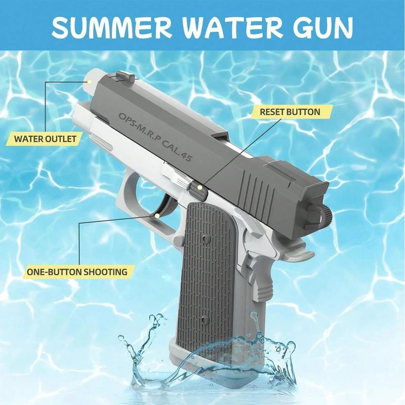 M1911 Water Guns Pistol Toy Sq - огляд і ціна Kids Outdoor Activity Toys