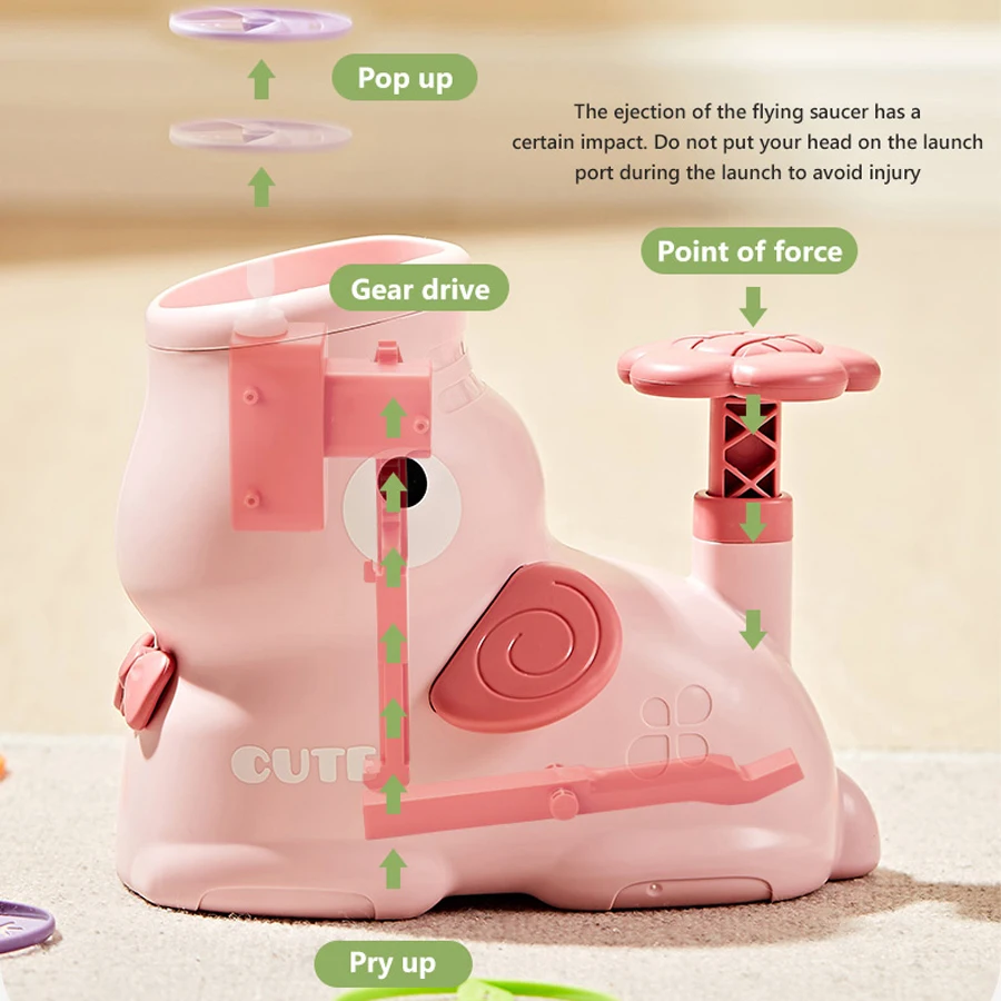 Air Discs Launcher Kids Indoor - огляд і ціна Kids Indoor Outdoor Games
