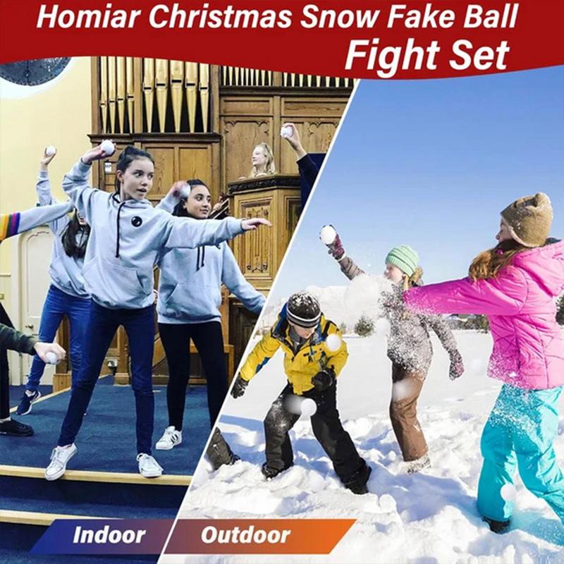 20 Pcs Soft Snow Fake Balls In - огляд і ціна Kids Indoor Outdoor Games
