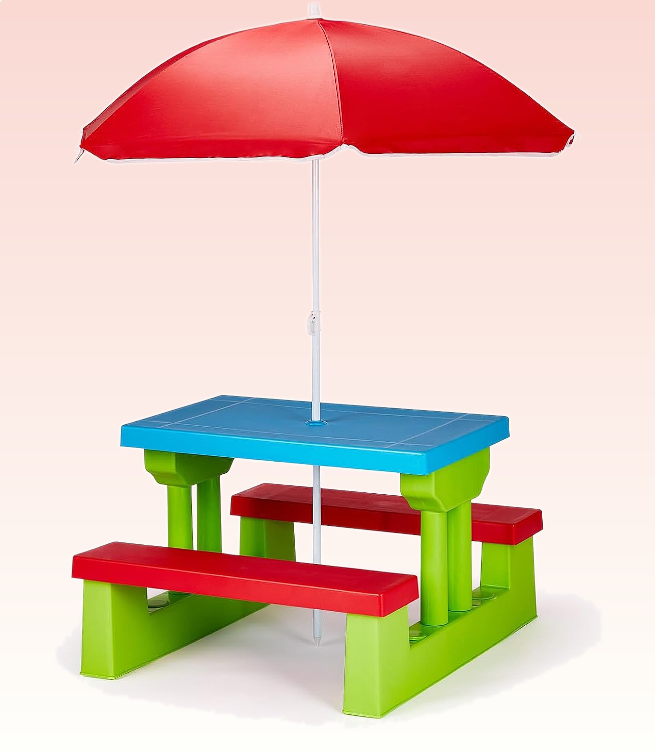 JOYMOR Kids Picnic Table with  - огляд і ціна Kids Outdoor Umbrella For Table