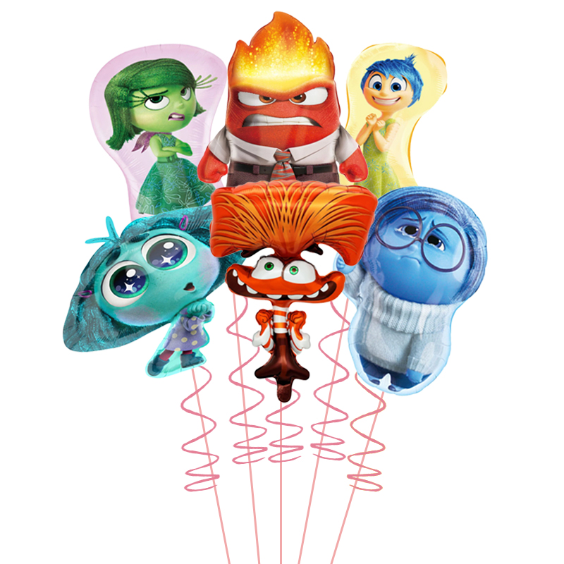 6pcs Hot Inside Out2 Balloons  - огляд і ціна Kids Outdoor Easter Toys