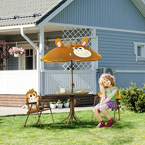 Kids Table and Chair Set Picni - огляд і ціна Kids Outdoor Umbrella For Table