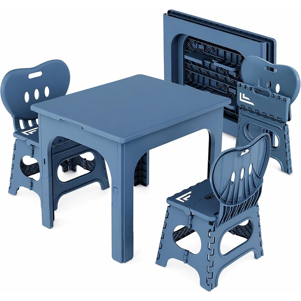 oldable Table and Chair Set, H - огляд і ціна Kids Outdoor Table