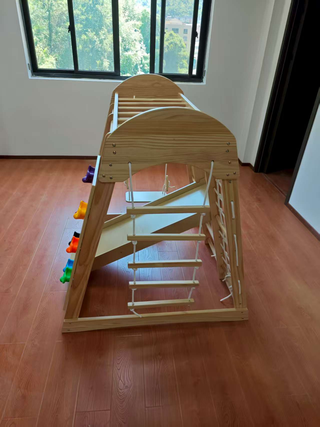 Wooden Kids Climbing Frame Lad - огляд і ціна Kids Indoor Outdoor Games