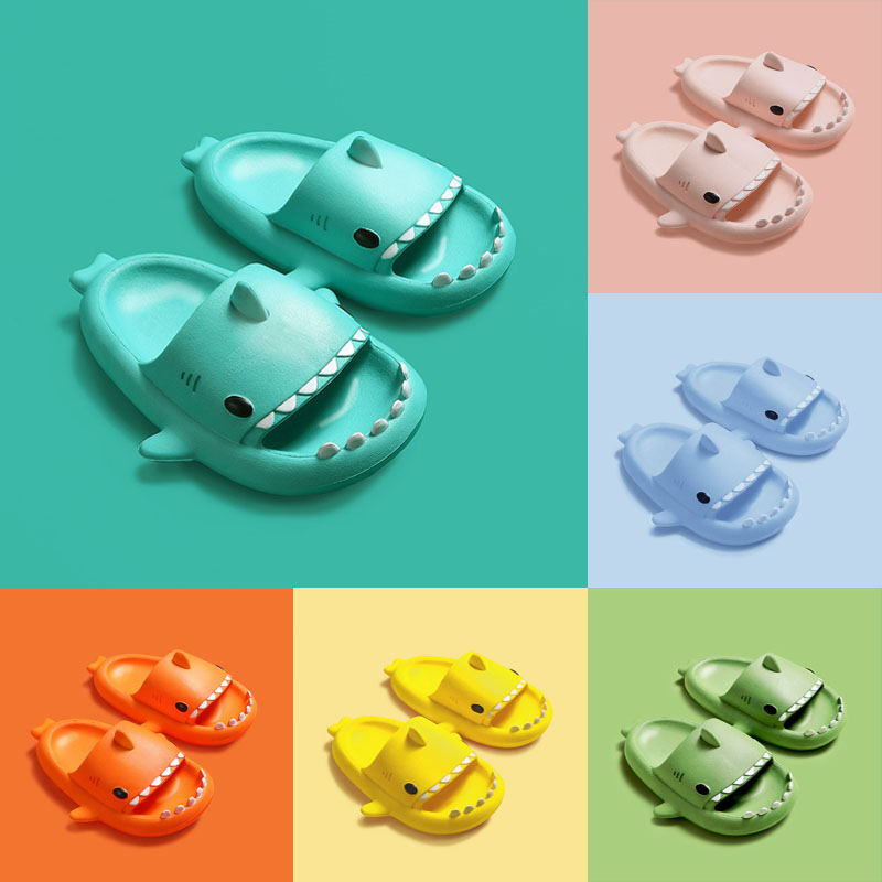 Children Slippers Cartoon Shar - огляд і ціна Kids Indoor Outdoor Slippers
