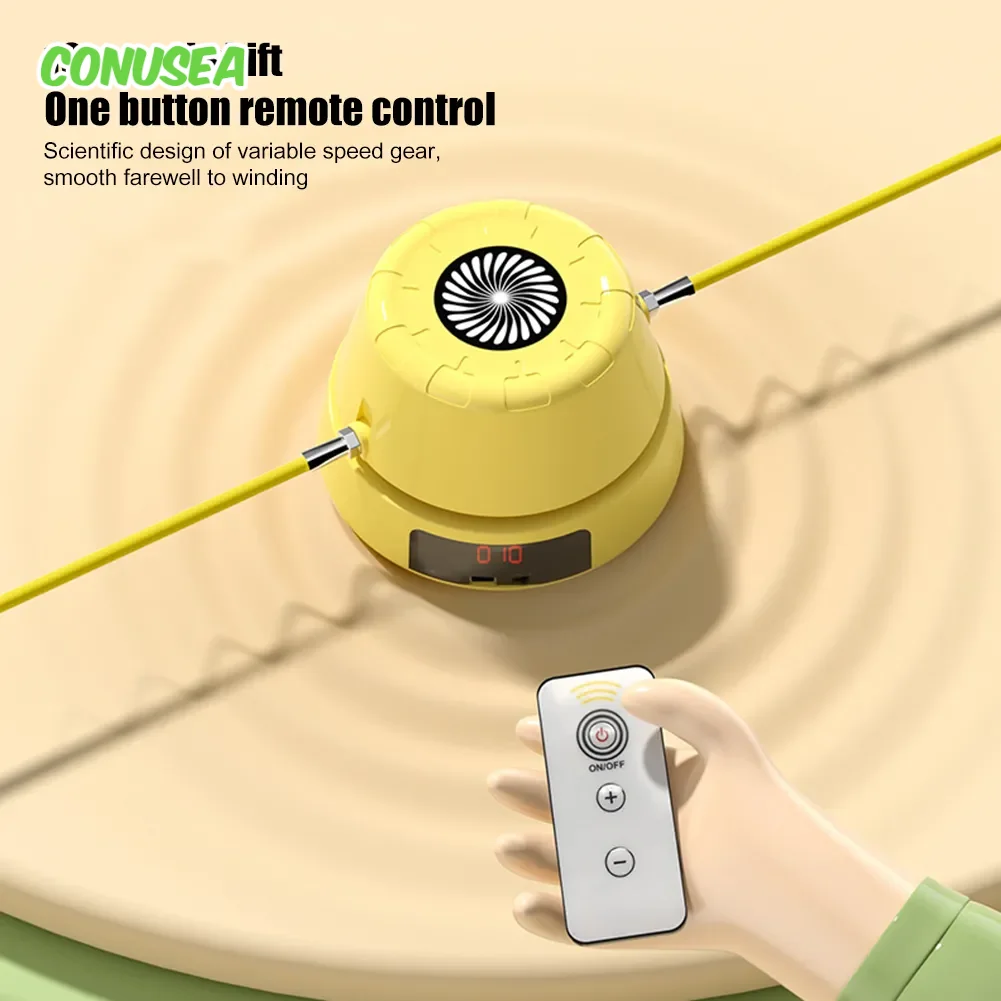 Electric Rope Skipping Machine - огляд і ціна Kids Indoor Outdoor Games