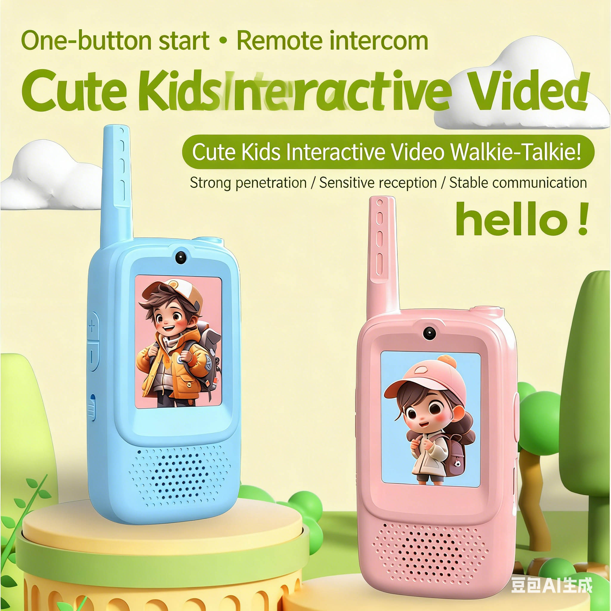 2PCS Video Children's Video Wa - огляд і ціна Kids Outdoor Voices