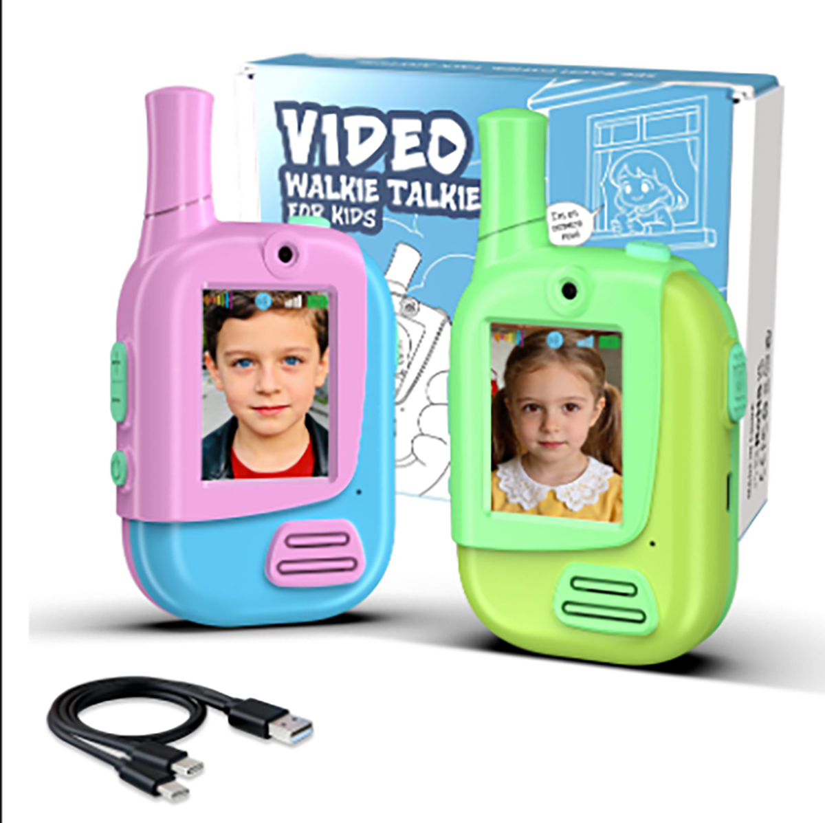2 Pack Rechargeable Kids Video - огляд і ціна Kids Indoor Outdoor Games