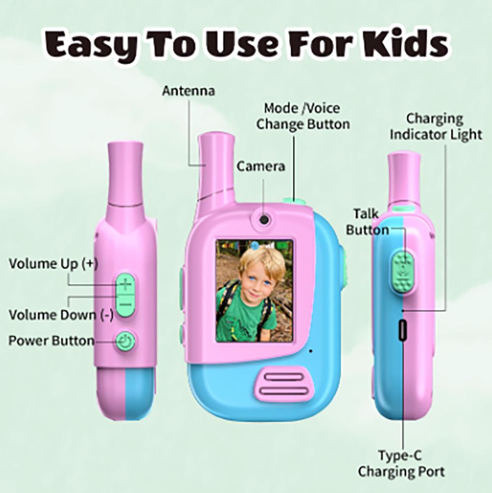 2 Pack Rechargeable Kids Video - огляд і ціна Kids Indoor Outdoor Games
