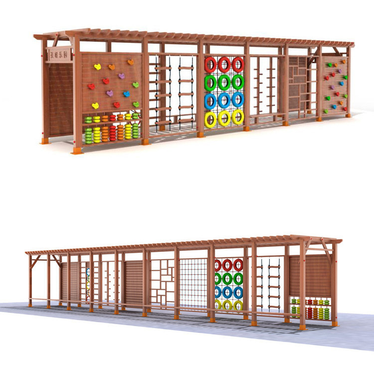 Outdoor Climbing Rock Frame Wo - огляд і ціна Kids Outdoor Jungle Gym