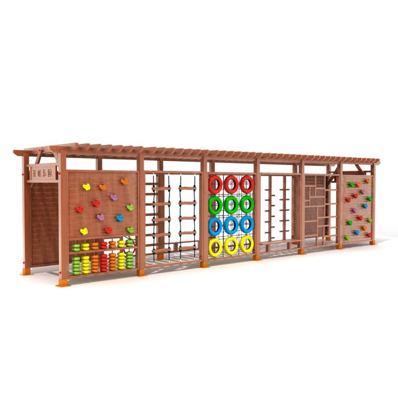 Outdoor Climbing Rock Frame Wo - огляд і ціна Kids Outdoor Jungle Gym