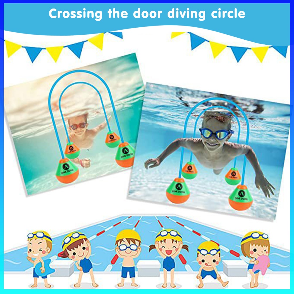 2pcs/set Diving Door  Funny Wa - огляд і ціна Kids Indoor Outdoor Games