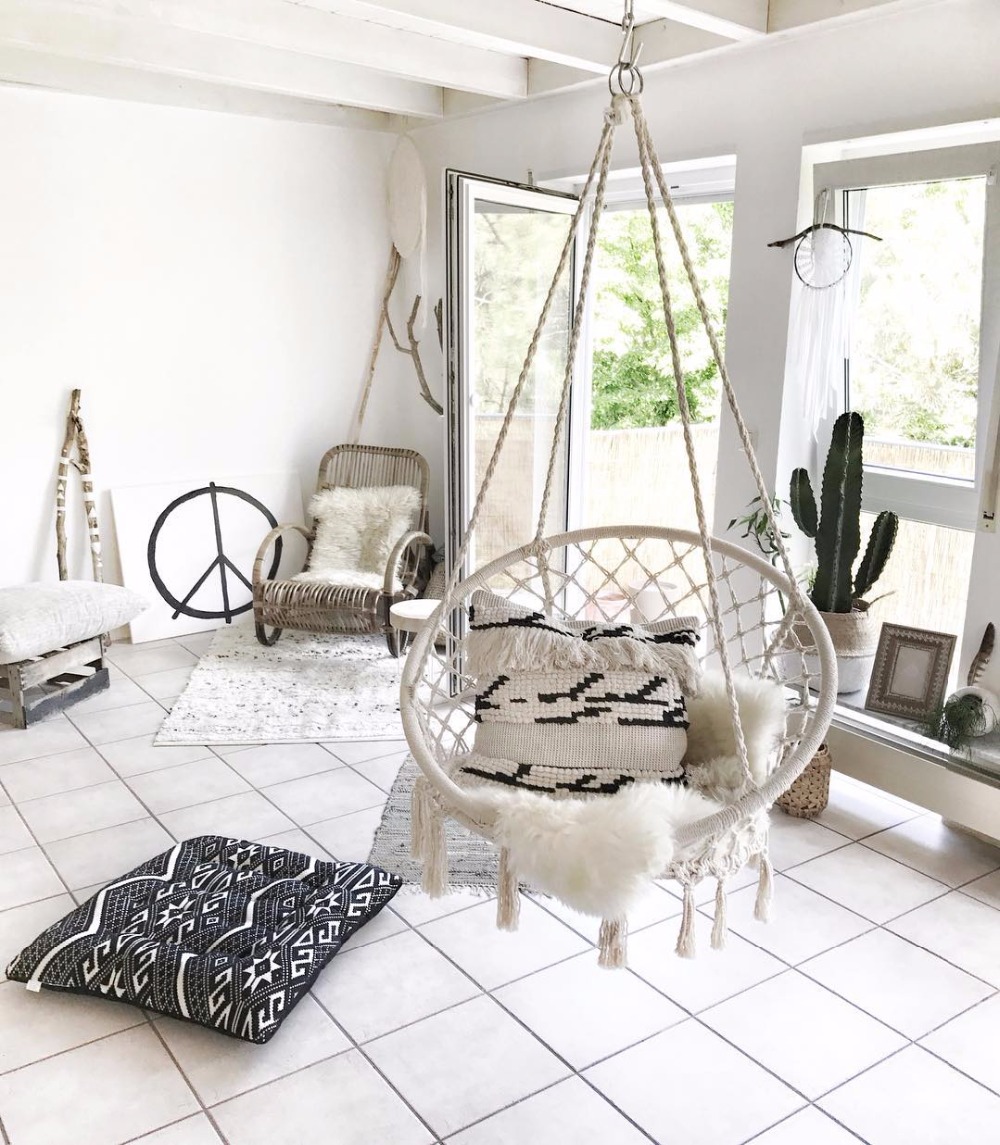 2025 Nordic Garden Handmade Kn - огляд і ціна Kids Outdoor Swing Chair