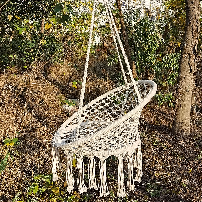 2025 Nordic Garden Handmade Kn - огляд і ціна Kids Outdoor Swing Chair