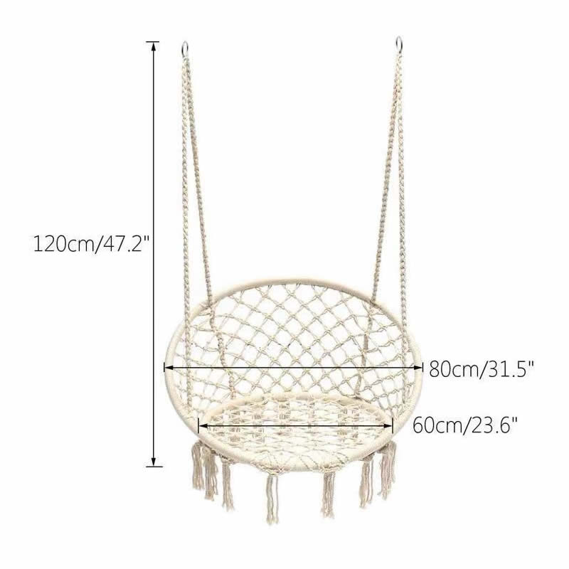 2025 Nordic Garden Handmade Kn - огляд і ціна Kids Outdoor Swing Chair